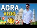 Agra Travel Vlog | Palwal to Taj Mahal | Food &amp; Shop Explore in Agra 