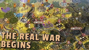 Now the real war begins - Civ 5 Sapiens as Askia [Part 6]