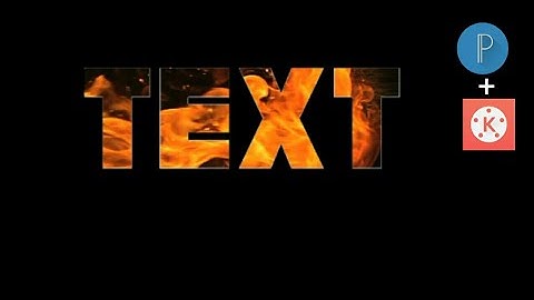 Amazing Text Fire Effect - Using Kinemaster + PixelLab, Asia Grapics