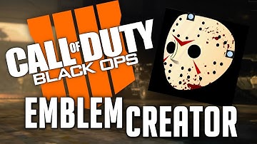 Black Ops 4 Emblem Creators - Jason Voorhees Mask - How To Make/Guide/Tutorial