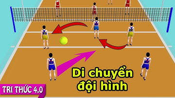 Tri Thức 4.0 | Cách Di Chuyển Đội Hình Bóng Chuyền Hơi Khi Có 2 Chuyền 2 - Luật Bóng Chuyền Hơi