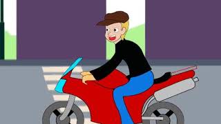 Never break rules | Road accidents | Wear helmet | 2d animation |