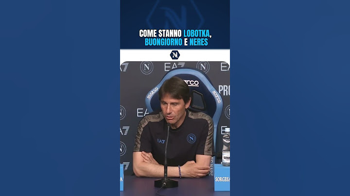 Antonio Conte nella Conferenza pre 🔵🔵 Napoli - Genoa 🔴🔵Come stanno gli infortunati?👇?