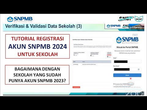 [FULL] Tutorial Registrasi Akun SNPMB 2024 untuk Sekolah