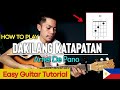 Arnel De Pano - Dakilang Katapatan(Guitar tutorial) | HeartSheep