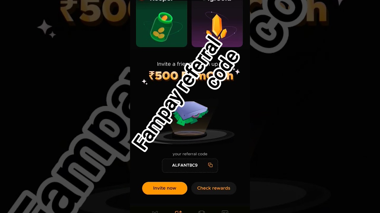 Fampay referral code 