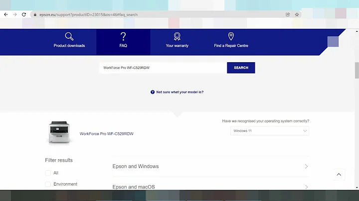 WORKFORCE PRO WF-C529RDW Driver Download Windows 11 Setup Instruction