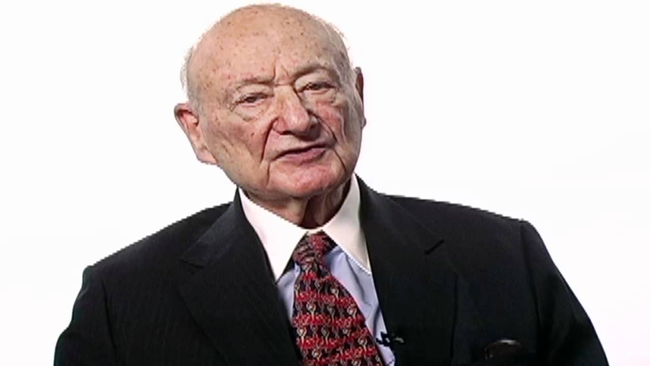 Why Ed Koch Doesn't Fear Death |  Ed Koch  | Big Think