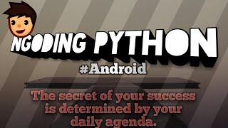 Tutorial cara ngoding python di android | Pelajar coding | interpreter python