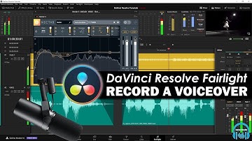 DaVinci Resolve - Record a Voiceover in Fairlight