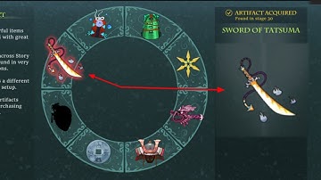 Artifact SWORD OF TATSUMA location Level 30 | Ninja Arashi 2 | EDL Gamer