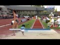 Struggle between Klishina, Spanovic and Lesueur. Long Jump W. Eugene. DL-2014