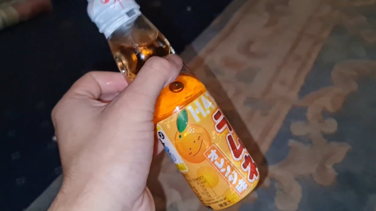Hata Ramune Orange Drink Food Review