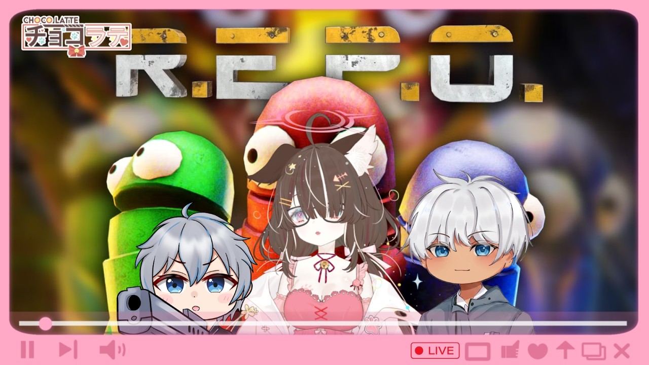 【R.E.P.O. - Choco Latte Vtuber】foto kita blur @GamaYorozu@xirfs@VanillaLatteCh