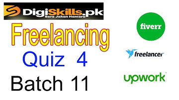 Digiskills Freelancing Quiz 4 Batch 11 Solution 2021