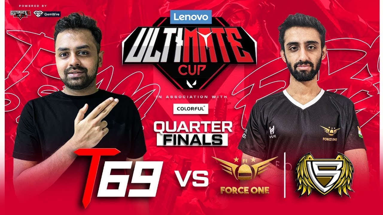 Valorant LIVE | F1LS Esports vs T69 | Lenovo Ultimate Cup QuarterFinals | Watch Party 