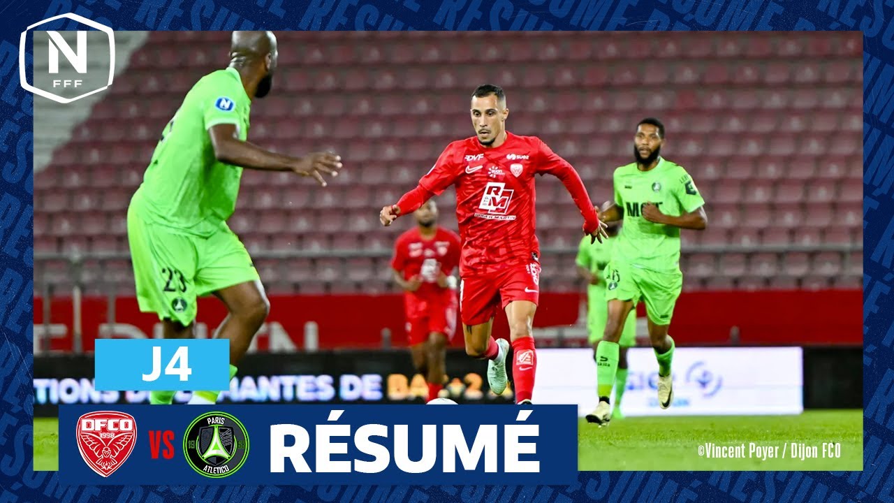 J4 I Dijon FCO - Paris 13 Atletico (4-2) I National FFF 2025 2026