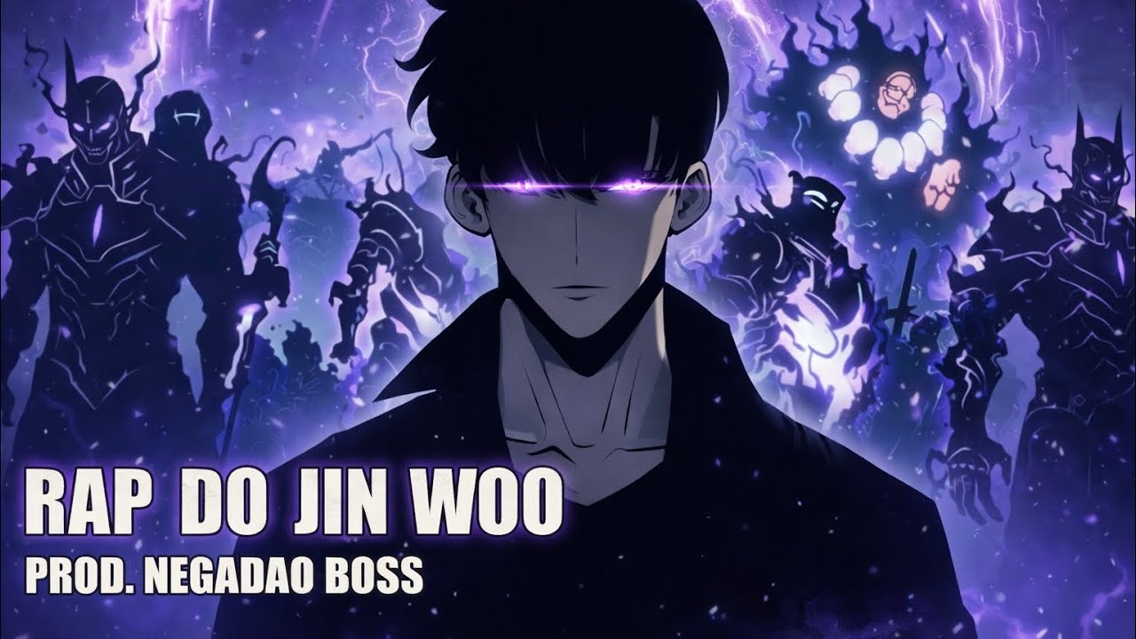 O MONARCA DAS SOMBRAS - RAP DO JIN WOO | SOLO LEVING | NEGADAO BOSS 