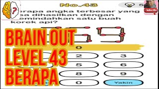 Berapa angka terbesar yang bisa dihasilkan dengan memindahkan satu buah korek api Brain Out Level 43 screenshot 2