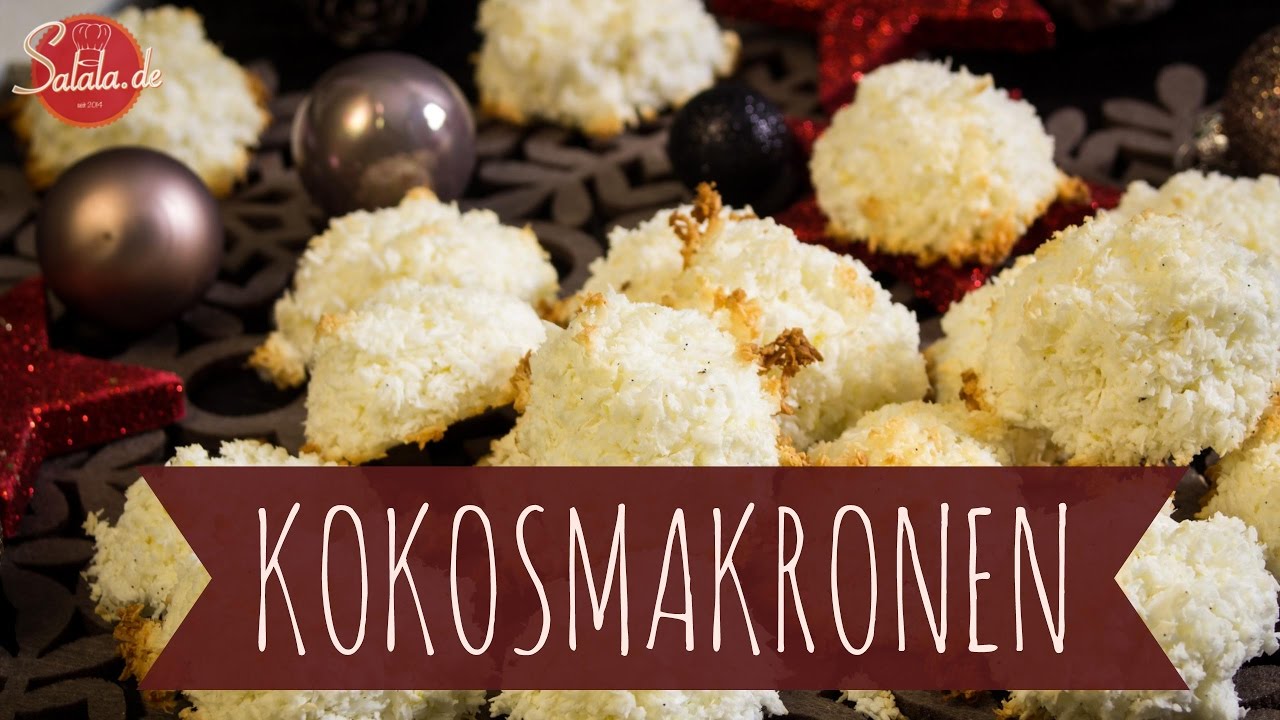 Kokosmakronen backen - Low Carb backen glutenfrei - salala.de - 