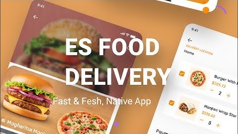 Es food React Native App Demo