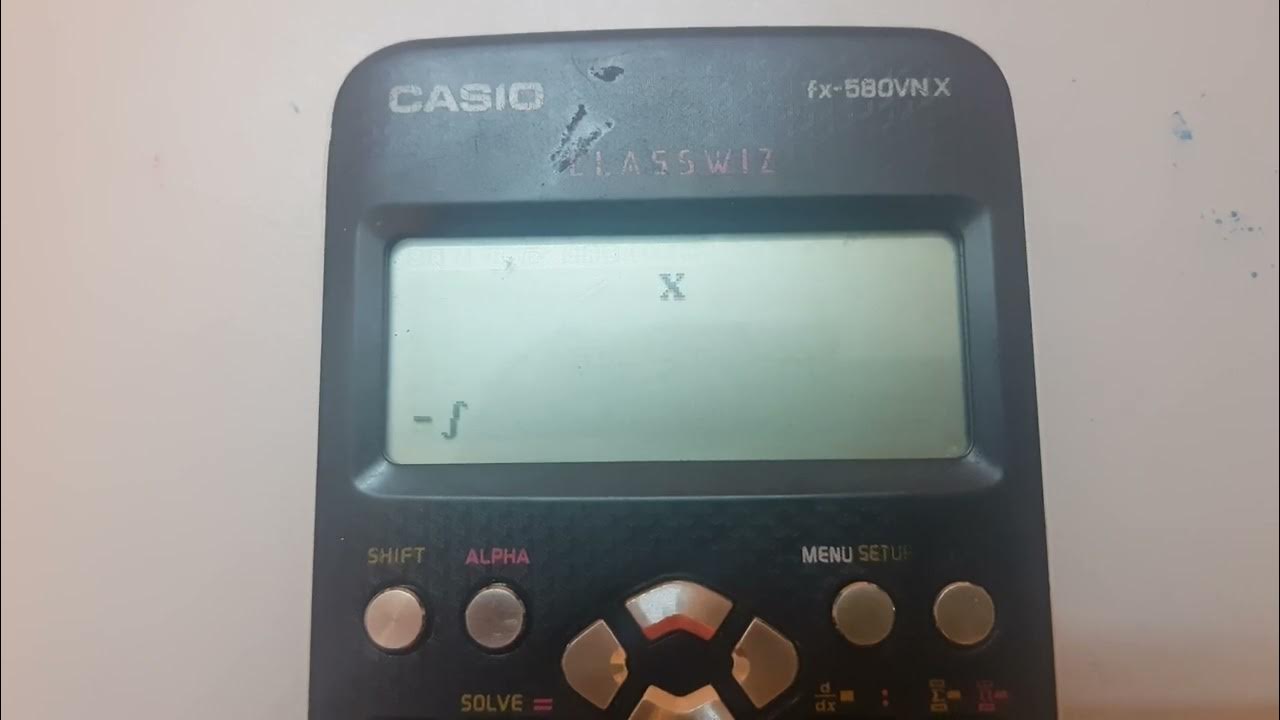An error Casio calculator YouTube