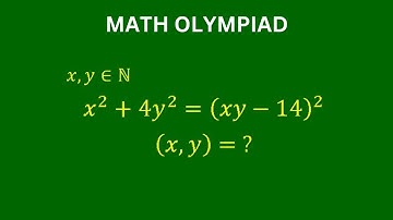 A Very Nice Math Olympiad Problem | Solve for x and y | Algebra