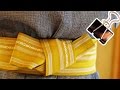 簡単！帯の結び方【貝の口編】男の浴衣の着付け帯の締め方の決定版！How to wear a yukata obi with binder clip  バインダークリップのライフハック
