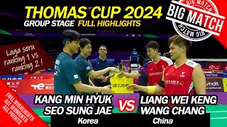 Thomas Cup 2024 - Kang Min Hyuk / Seo Seung Jae vs Liang Wei Keng / Wang Chang - Full Highlights MD
