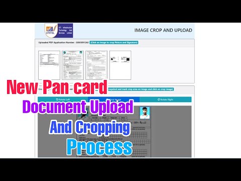 UTI PSA New PAN Document Upload And Crop process Episode 4