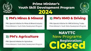 Prime Ministers Youth Skill Development Programme Pmysdp & Navttc New Courses 2024