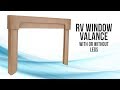 RecPro RV Window Valance (With or Without Legs)