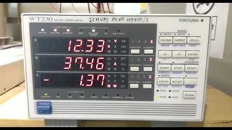 Power on wt230 meter @22kv ac side