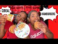 WEIRD Food Combinations (Five Guys Burgers &amp; Cereal??)