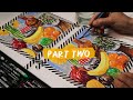 Swatching water soluble crayons on white paper | Still Life Part 2 | Which do you prefer?