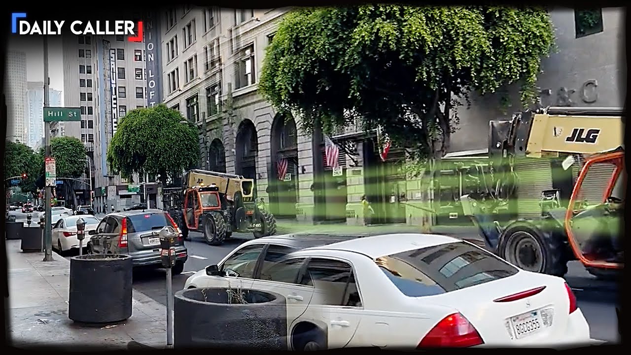 Stolen Forklift On The Loose In Los Angeles!