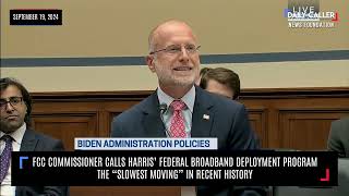 FCC Commissioner Calls Harris’ Federal Broadband Deployment Program the “Slowest Moving”