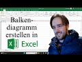 Balkendiagramm in Excel erstellen (absolute oder prozentuelle Häufigkeiten). 3D-Balkendiagramm.