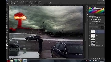 Create an apocalyptic scene in Photoshop (Replace a sky)