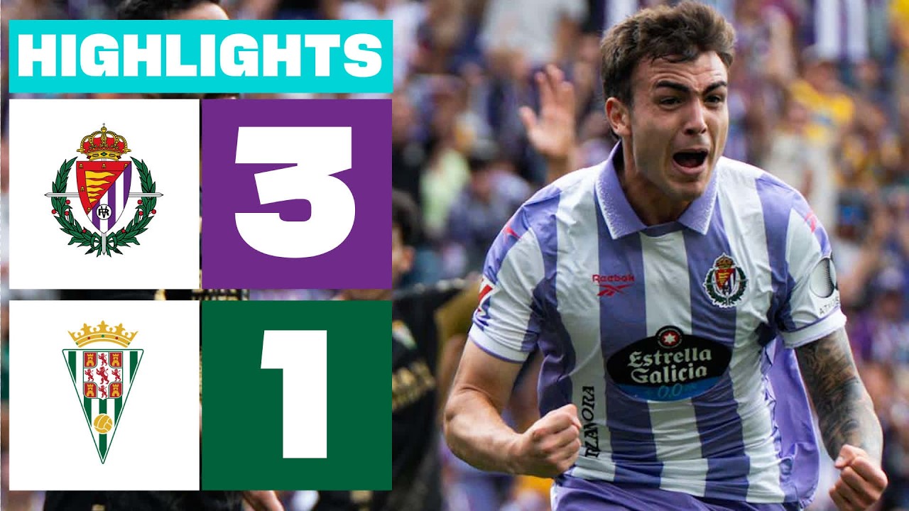 REAL VALLADOLID 3 - 1 CÓRDOBA CF | RESUMEN LALIGA HYPERMOTION
