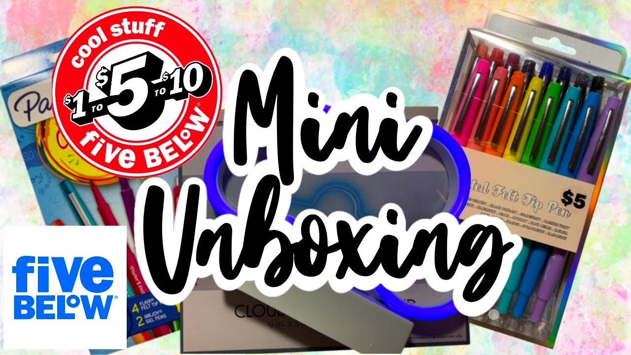 Five Below Mini Portable Printer 2 Materiales de Art en Five Below Mini Unboxing YouTube