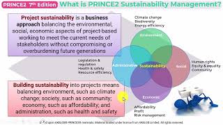 PRINCE2 1.8 Project Sustainability