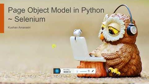 Page Object Model in Python ~ Selenium