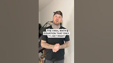 Viral math challenge that only 1% get right 🤯