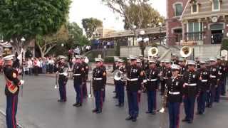 1st Marine Division Band  Disneyland  Veterans Day 2014