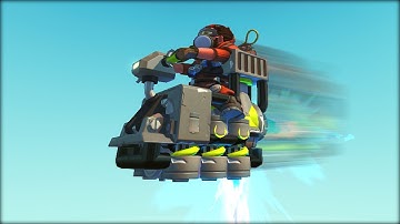 The Secret Behind My High Speed Vanilla Flyer! (Scrap Mechanic Gameplay)