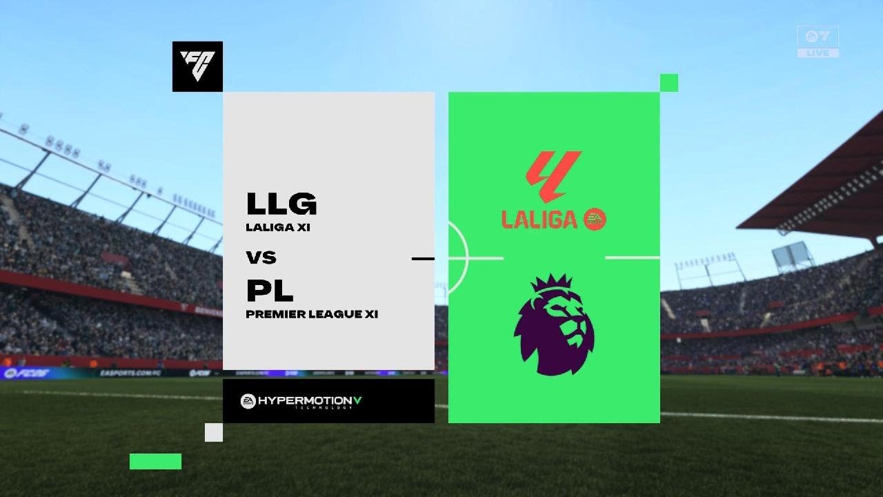 EA FC 26 PS5 La Liga XI VS Premier League XI