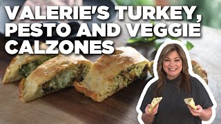 Valerie Bertinelli's Turkey, Pesto and Veggie Calzones | Food Network