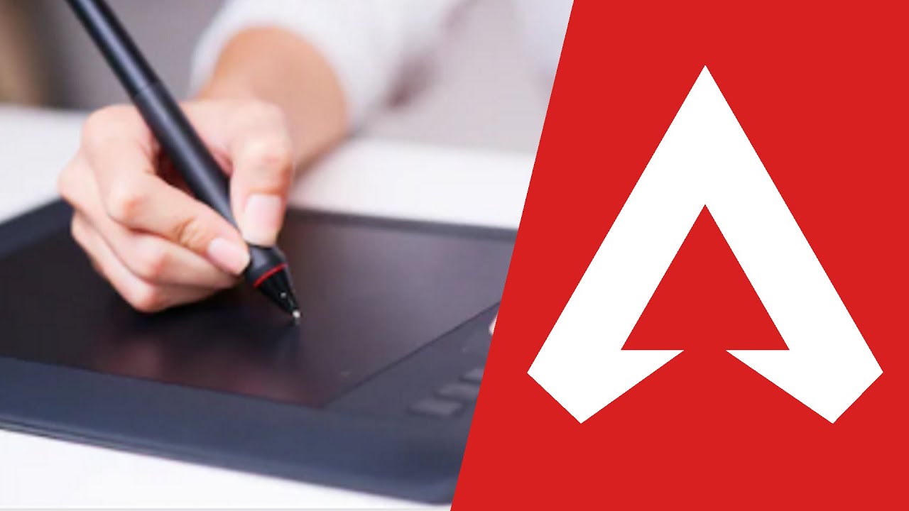 I used a drawing tablet to play Apex...