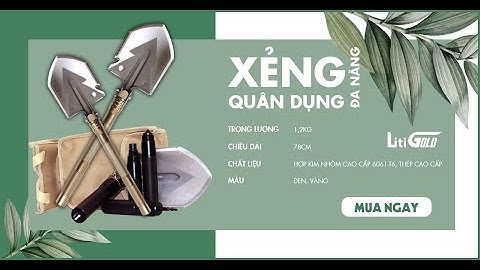 Xẻng Đa Năng LITIGOLD - Bán Chạy Trên AMAZON
